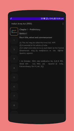 Indian Arms Act 1959 Screenshot 0