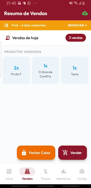 POS Cantina - Gestão de Vendas Screenshot 3