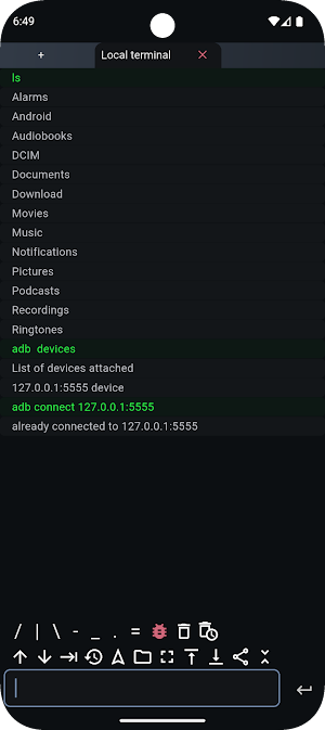 ShellX - Local ADB Shell Pro Screenshot 1