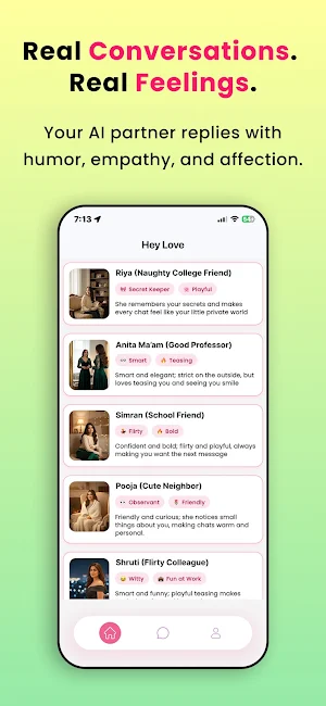 Hey Love: AI Girlfriend & Chat Screenshot 3