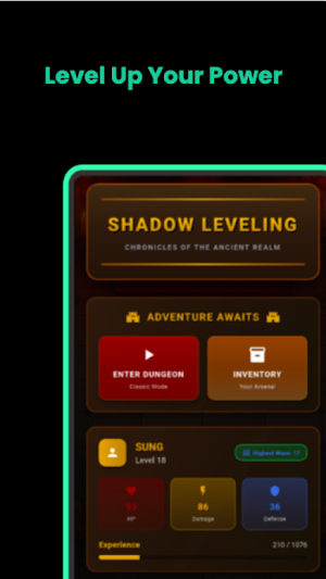 Shadow leveling Screenshot 0