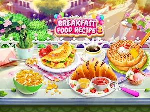Breakfast Food Recipe 2! Screenshot 0