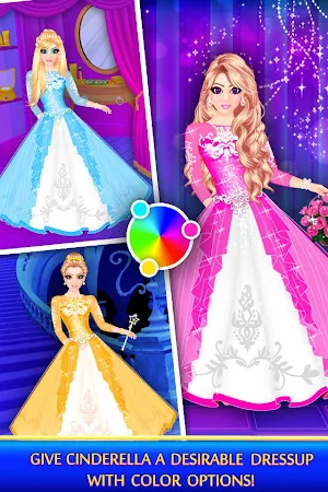 Cinderella Beauty Makeover : Princess Salon Screenshot 3