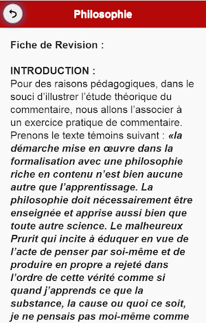 Philosophie : Commentaire de Texte Screenshot 1