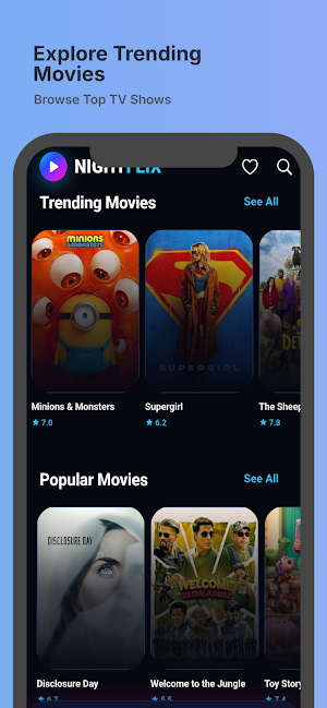 NightFlix: Movies and Series Screenshot 2