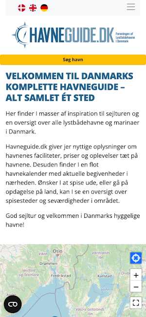 Havneguide.dk Screenshot 0