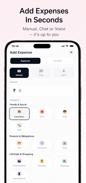Spenzaa: AI Expense Tracker Screenshot 2