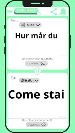 Italian - Swedish Translator Screenshot 2