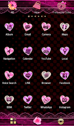 Decorative Hearts Theme +HOME Screenshot 2