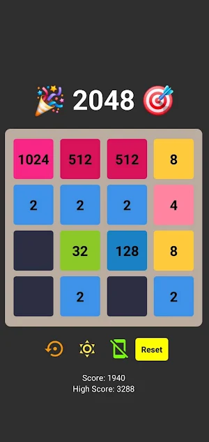 2048 FusionX Screenshot 3