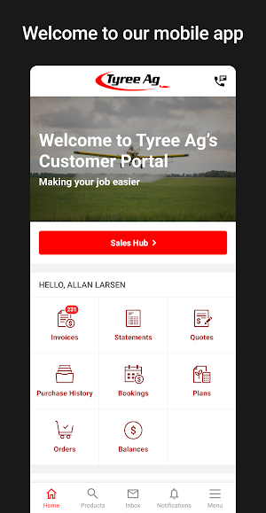 Tyree Ag Portal Screenshot 0