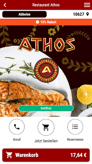 Restaurant Athos Screenshot 0