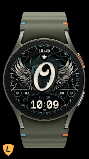 Alphabet Watch Face 096 Screenshot 1