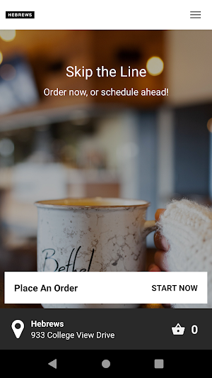 Hebrews Coffee Screenshot 2