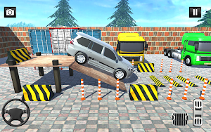 Truck Parking Game: Prado Parking Simulator Screenshot 1