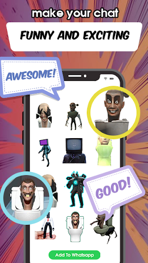 Skibidi Toliet WaStickers Screenshot 0