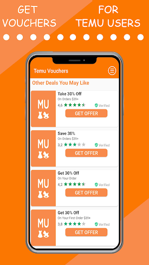 Temu Vouchers Screenshot 2