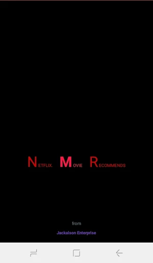 Netflix Movie Recommendations Screenshot 0