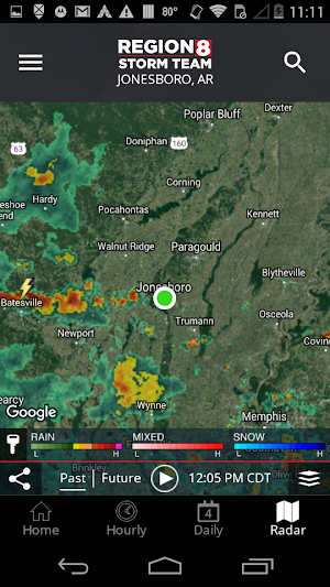 KAIT Region 8 Weather Screenshot 1