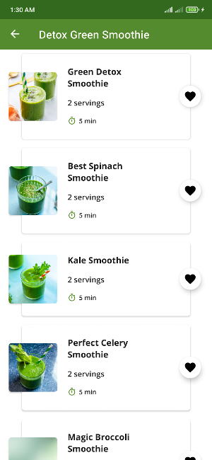 Detox Green Smoothie Recipes Screenshot 2