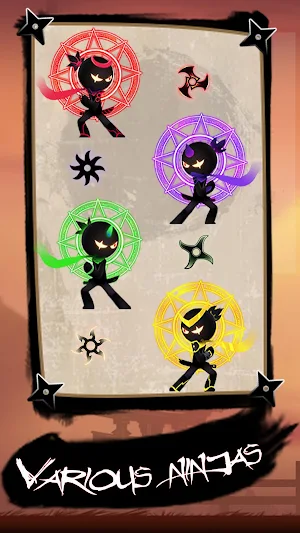 Shadow Stickman Ninja-legends war shooting battle Screenshot 1