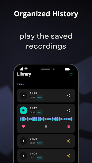Nocturne: Sleep Talk Recorder Screenshot 2