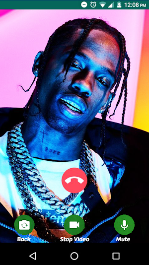 Travis Scott Fake Chat & Video Call Screenshot 0