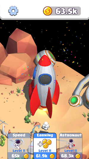 Idle Space Launch 3D Screenshot 2