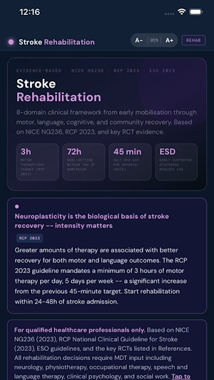 Stroke Rehab Screenshot 0