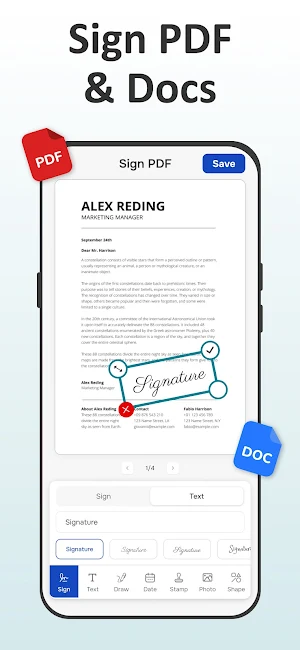 Signature Maker & E sign App Screenshot 2