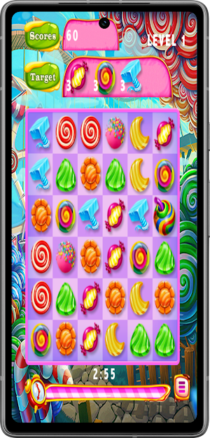 Candy Jelly Swap Puzzle Quest Screenshot 1