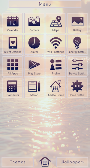 Ocean Sunset Theme +HOME Screenshot 1