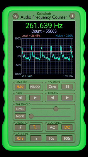 Audio Frequency Counter Screenshot 0