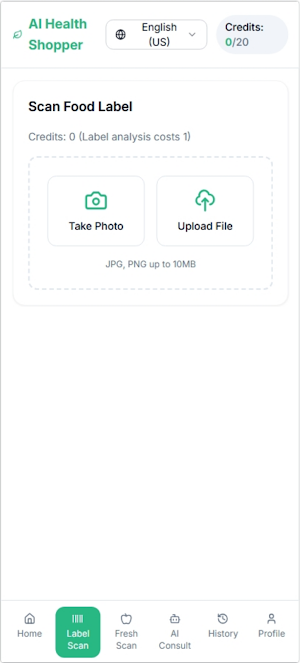 AI Health Shopper Screenshot 1