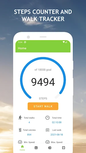 Easy Step Tracker - Pedometer Screenshot 0
