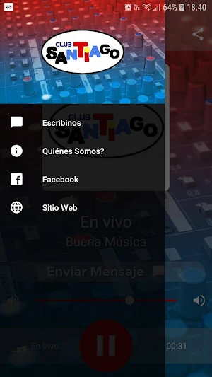 Club Santiago Radio Screenshot 1
