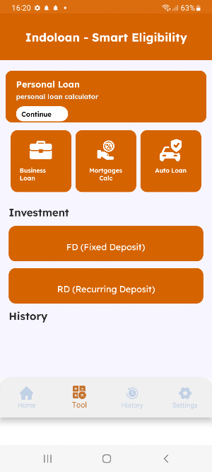 Indoloan - Smart Eligibility Screenshot 0