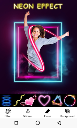 Neon Photo Editor - Photo Filters & Neon Effects Screenshot 0