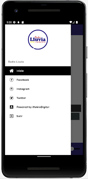 Radio Lluvia Screenshot 2