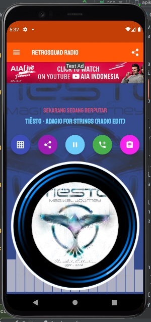 Retrosquad Radio screenshot 1