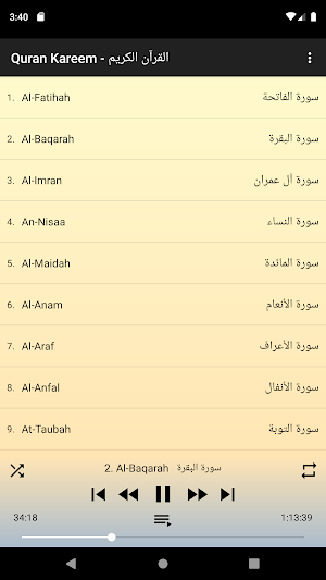 Saad Al Ghamidi quality sound Screenshot 3