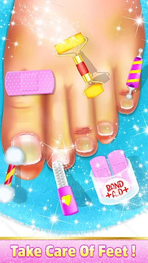 Girls Nail Art Fashion Salon Screenshot 0