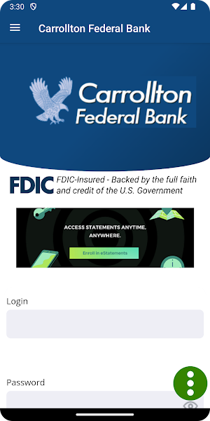 Carrollton Federal Mobile Screenshot 0