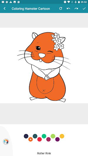 Little Hamster Coloring Pages Screenshot 2
