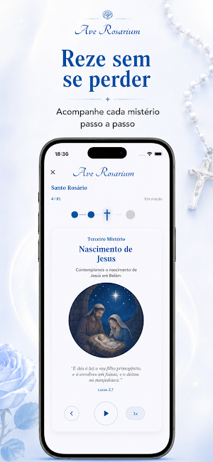 Ave Rosarium: Terço Católico Screenshot 3