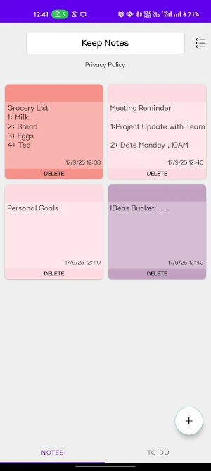 MemoTasker Screenshot 1