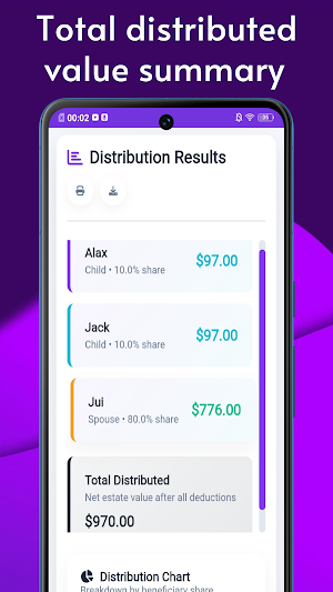 Inheritance Calculator Screenshot 3
