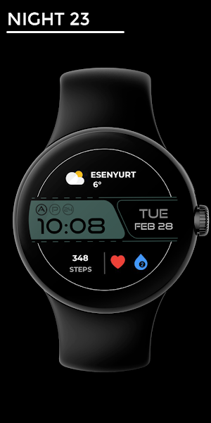 Night 23 - watch face Screenshot 0