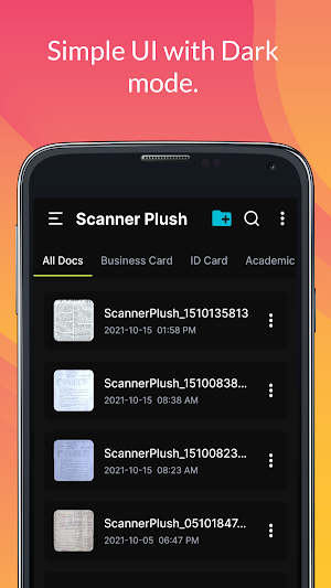 Scanner Plush : Pdf Creater Screenshot 1
