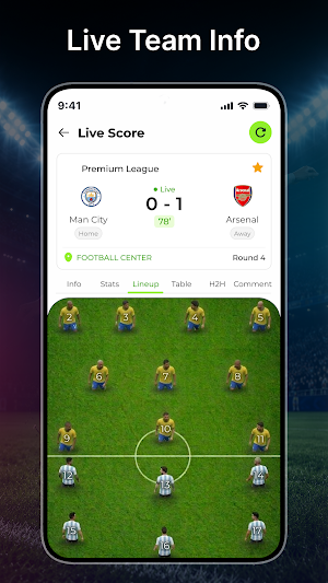 Football Score - Live Scores Screenshot 3